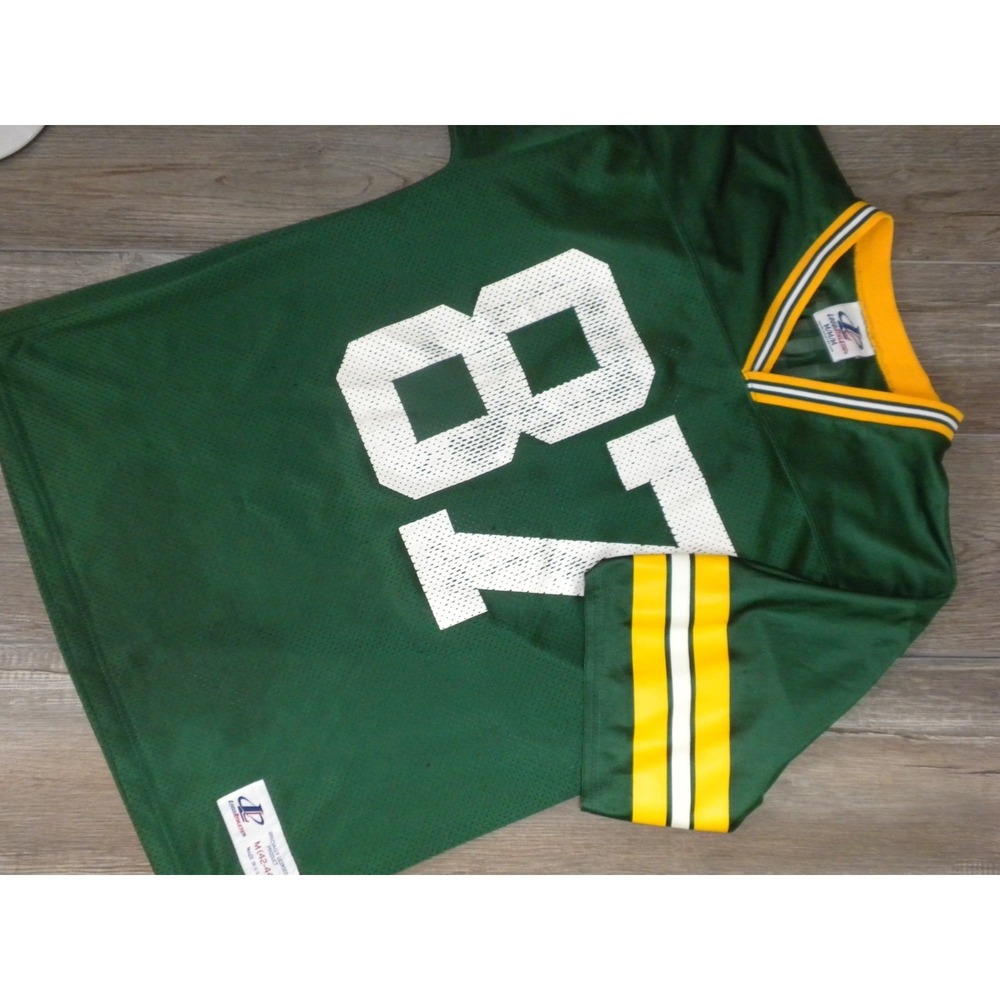 Logo Athletic Green‎ Bay Packers Home Jersey M Robert Brooks Mesh VTG 90's USA